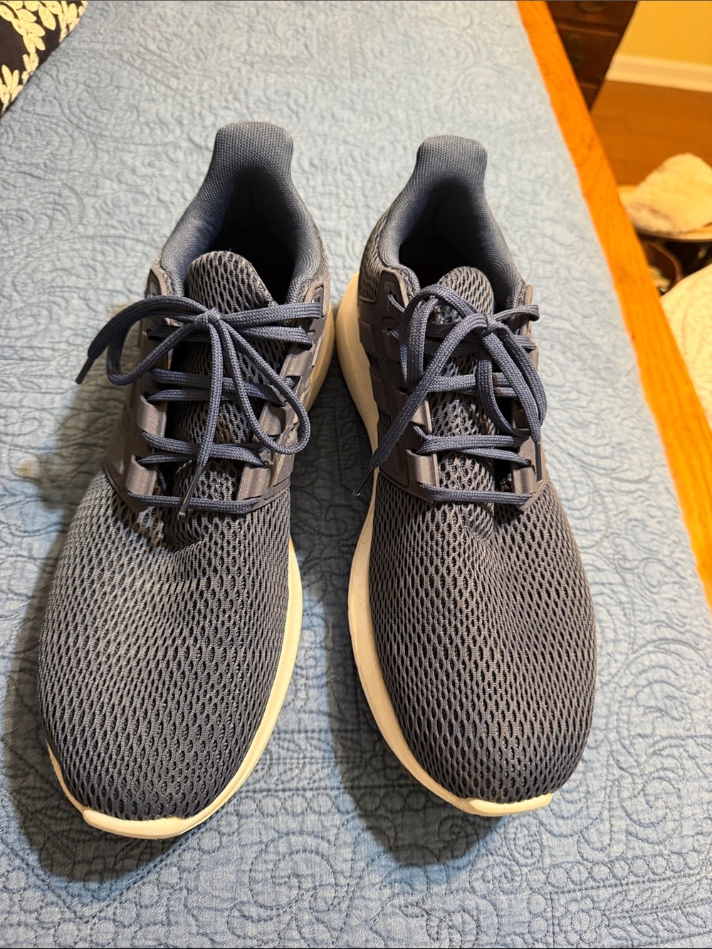 adidas Men's Athletic Sneakers in Navy and White
